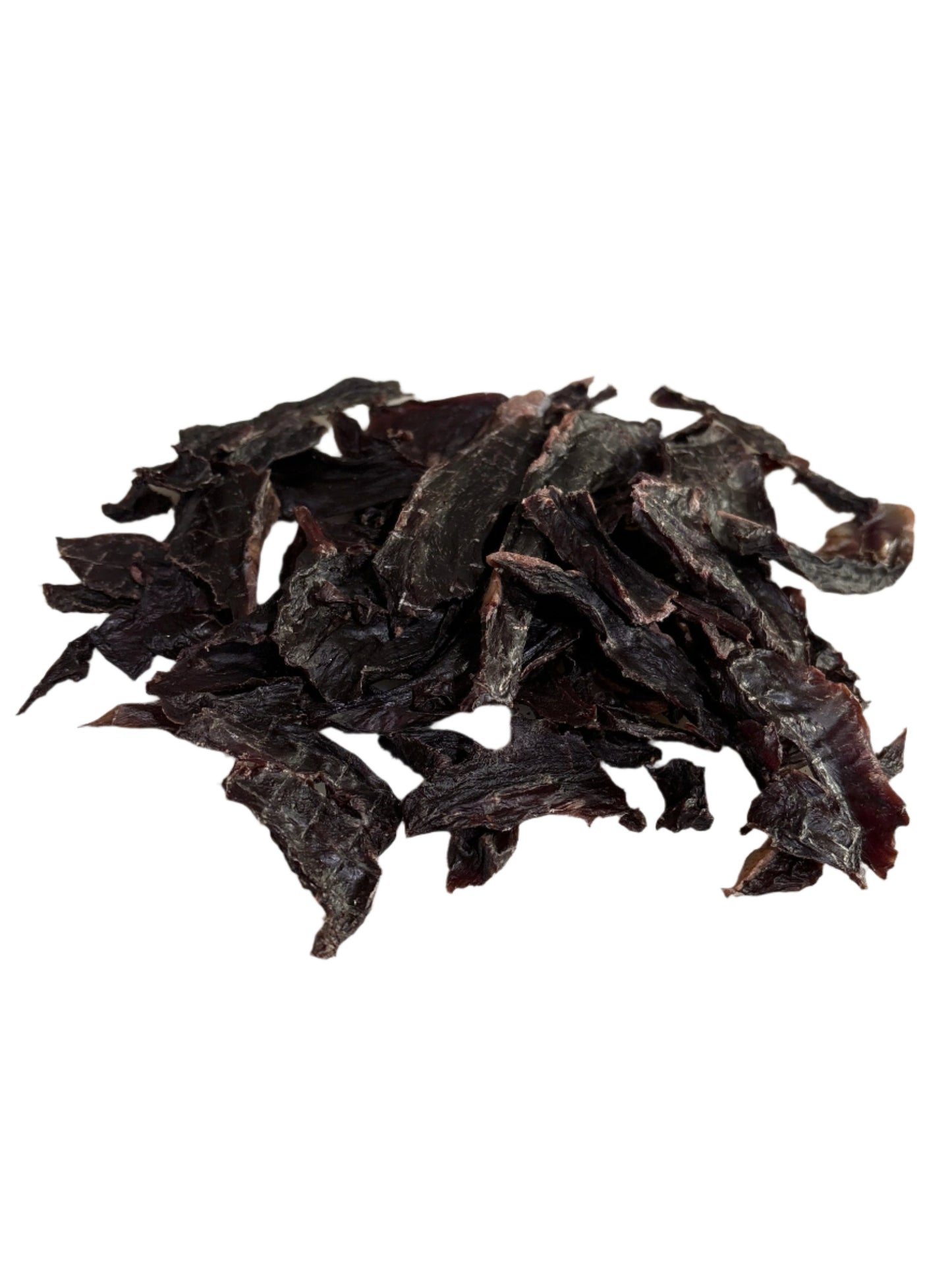 low heat air dried crunchy beef heart chips
