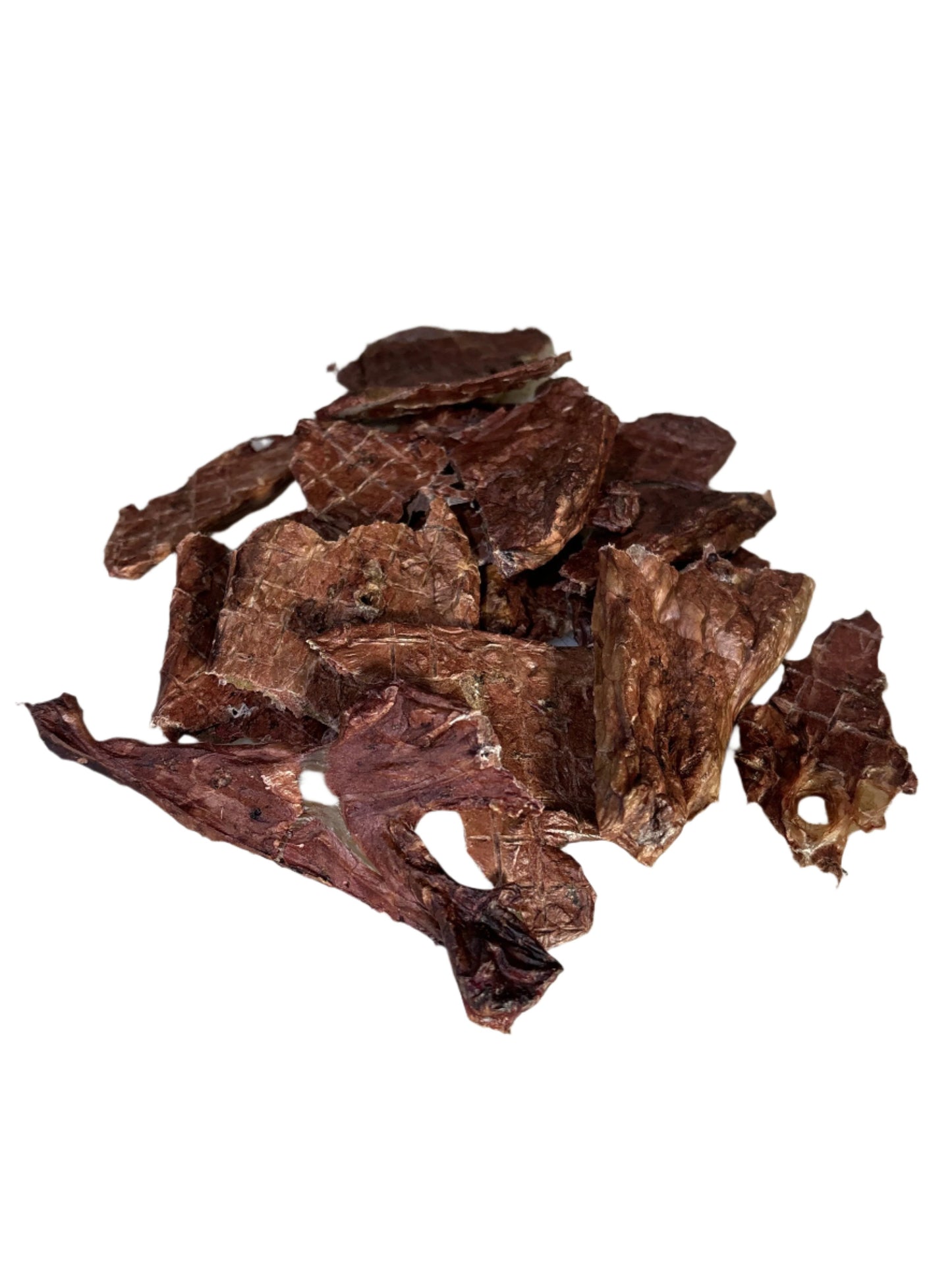 low heat air dried airy beef lung chips